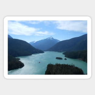 Diablo Lake Washington State Sticker